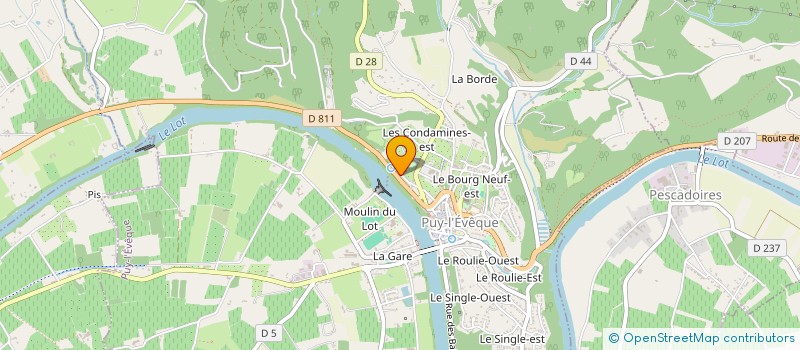 localisation de l'entreprise MONSIEUR JEAN-PIERRE DELRIEU  SAINT-MARTIN-LE-REDON