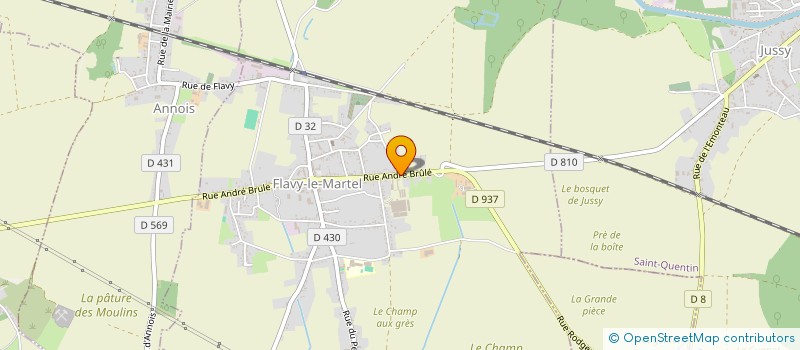 localisation de l'entreprise MONSIEUR JEAN-PIERRE DEMAILLY à FLAVY-LE-MARTEL