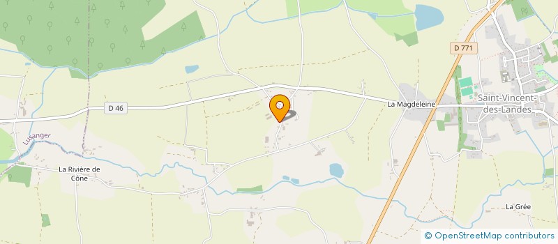 localisation de l'entreprise MONSIEUR JEAN-PIERRE DENIEUL  SAINT-VINCENT-DES-LANDES