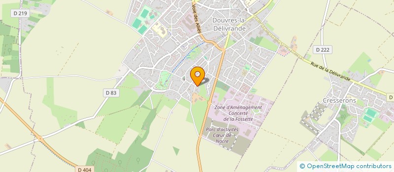 localisation de l'entreprise MONSIEUR JEAN-PIERRE DENIS  DOUVRES-LA-DELIVRANDE