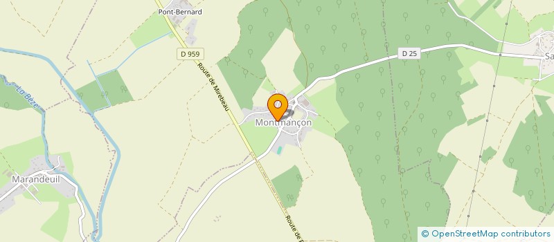 localisation de l'entreprise MONSIEUR JEAN-PIERRE DENISE  SAINT-LEGER-TRIEY