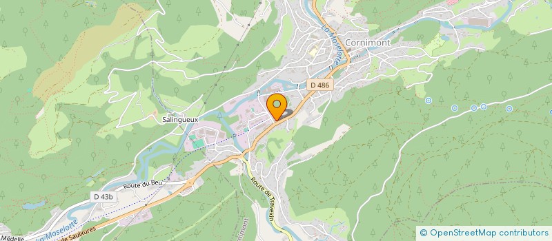 localisation de l'entreprise MONSIEUR JEAN-PIERRE DEPARIS  CORNIMONT