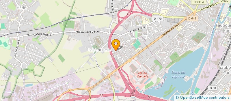localisation de l'entreprise MONSIEUR JEAN-PIERRE DERUENNES à LA SENTINELLE