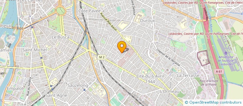localisation de l'entreprise MONSIEUR JEAN-PIERRE DESTREM à TOULOUSE