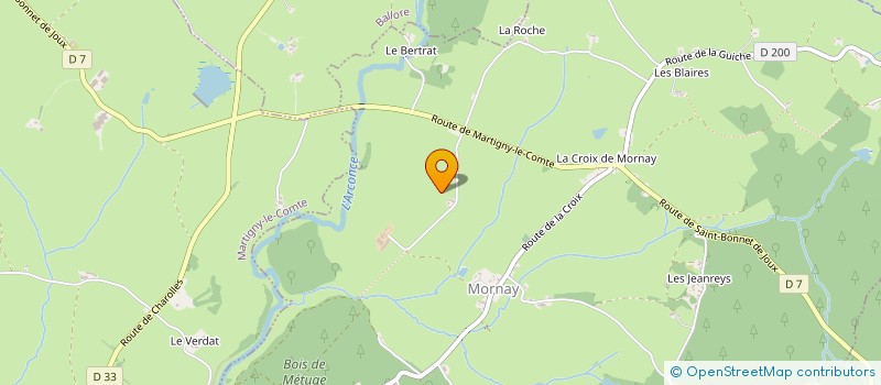 localisation de l'entreprise MONSIEUR JEAN-PIERRE DEVILLARD  MORNAY