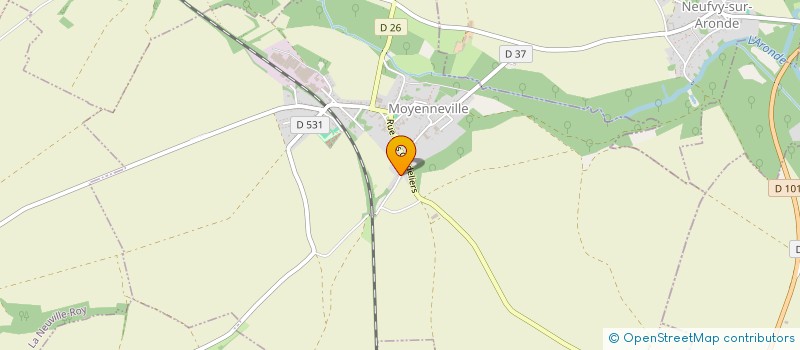 localisation de l'entreprise MONSIEUR JEAN PIERRE DHANGER  MOYENNEVILLE