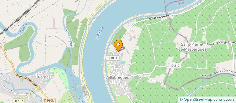 localisation de l'entreprise MONSIEUR JEAN-PIERRE DI MARCO  VALLABREGUES