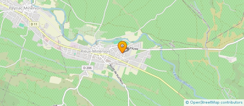 localisation de l'entreprise MONSIEUR JEAN-PIERRE DIAZ  RIEUX-MINERVOIS