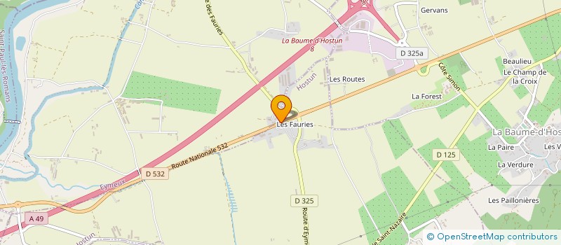 localisation de l'entreprise MONSIEUR JEAN-PIERRE DIDIER à EYMEUX