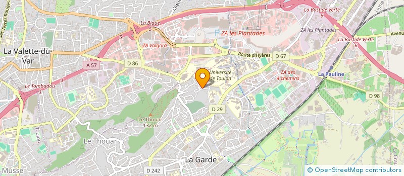 localisation de l'entreprise MONSIEUR JEAN-PIERRE DIOT à LA GARDE