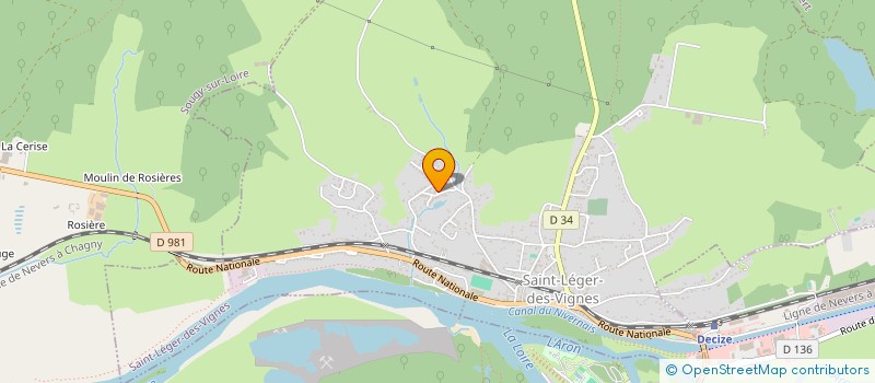 localisation de l'entreprise MONSIEUR JEAN-PIERRE DOMERACKI  SAINT-LEGER-DES-VIGNES