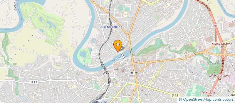 localisation de l'entreprise MONSIEUR JEAN PIERRE DONGUY à ALBI