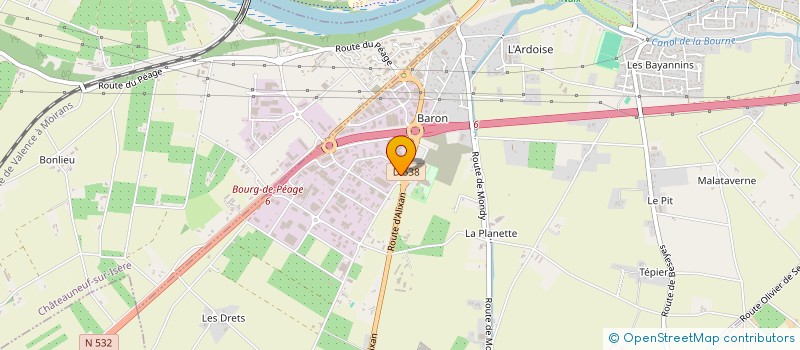 localisation de l'entreprise MONSIEUR JEAN-PIERRE DORILLE à ROMANS-SUR-ISERE