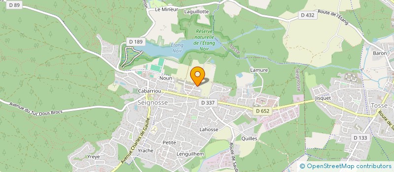 localisation de l'entreprise MONSIEUR JEAN-PIERRE DORNEAU  SEIGNOSSE