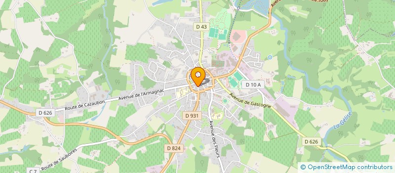 localisation de l'entreprise MONSIEUR JEAN-PIERRE DRIEUX  EAUZE