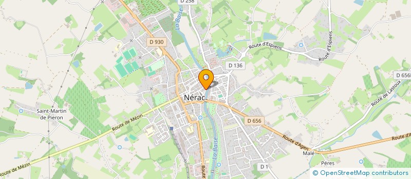 localisation de l'entreprise MONSIEUR JEAN-PIERRE DUBEROS à NERAC