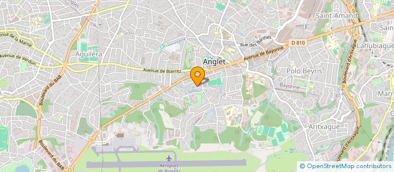 localisation de l'entreprise MONSIEUR JEAN-PIERRE DUBREUIL  ANGLET