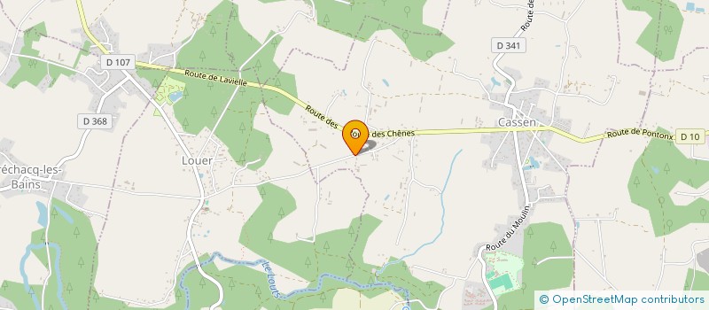 localisation de l'entreprise MONSIEUR JEAN-PIERRE DUCASSE  CASSEN