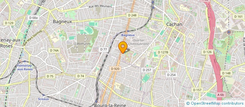 localisation de l'entreprise MONSIEUR JEAN-PIERRE DUCLOS  CACHAN