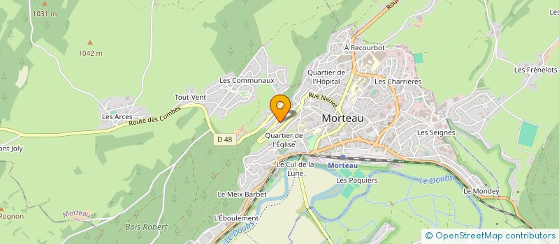 localisation de l'entreprise MONSIEUR JEAN PIERRE DUFFET à MONTLEBON