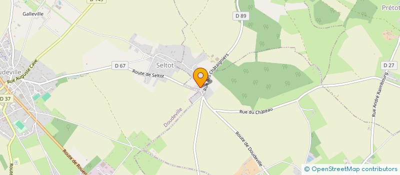 localisation de l'entreprise MONSIEUR JEAN PIERRE DUFILS  ETALLEVILLE