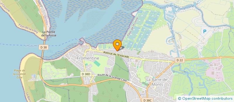 localisation de l'entreprise MONSIEUR JEAN-PIERRE DUFOUR  LA BARRE-DE-MONTS