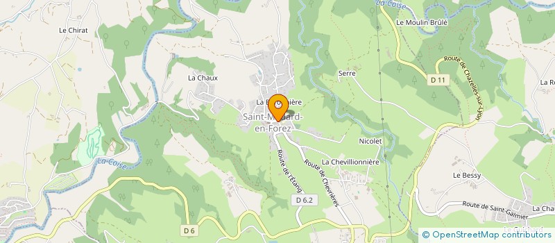 localisation de l'entreprise MONSIEUR JEAN PIERRE DUPERCHE  SAINT-MEDARD-EN-FOREZ