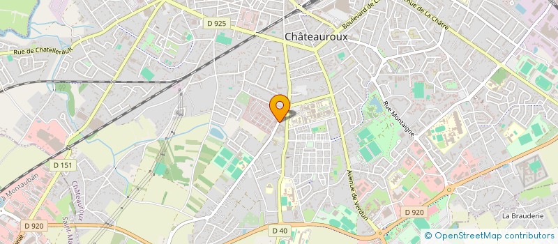 localisation de l'entreprise MONSIEUR JEAN-PIERRE DUPONT à CHATEAUROUX