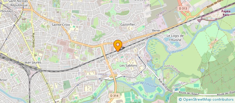localisation de l'entreprise MONSIEUR JEAN PIERRE DUPONT  LE MANS