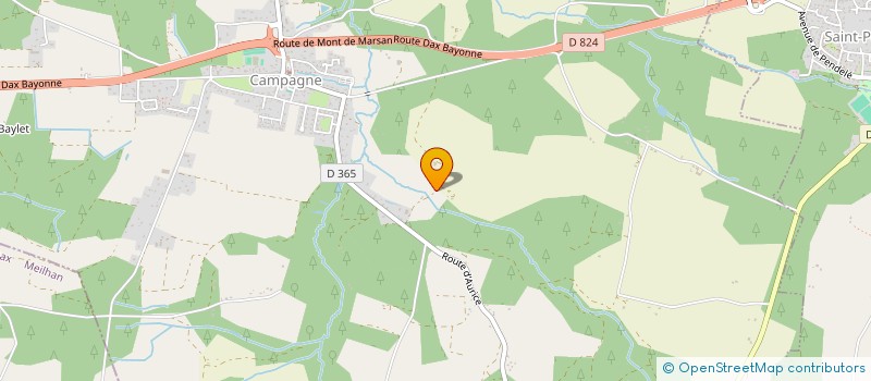 localisation de l'entreprise MONSIEUR JEAN PIERRE DUPRAT  CAMPAGNE