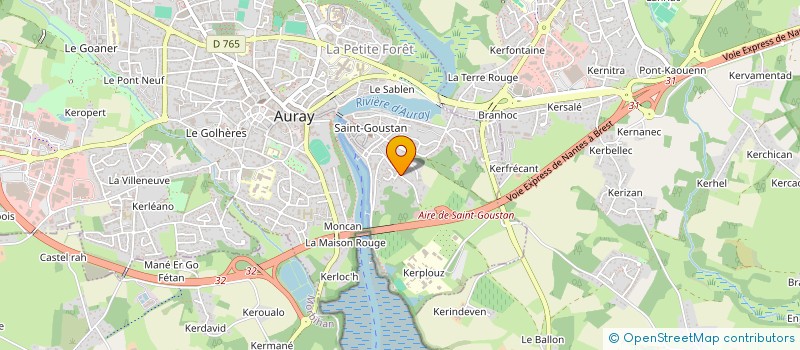 localisation de l'entreprise MONSIEUR JEAN-PIERRE DUPUICH à AURAY
