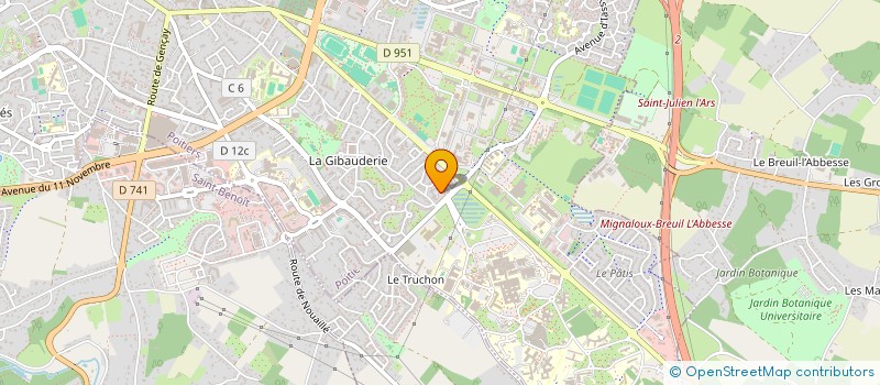 localisation de l'entreprise MONSIEUR JEAN-PIERRE DUPUIS  POITIERS