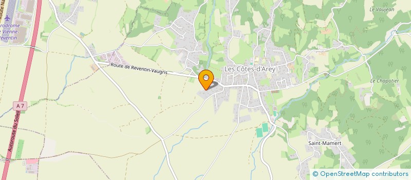 localisation de l'entreprise MONSIEUR JEAN-PIERRE DURAND  LES COTES-D'AREY