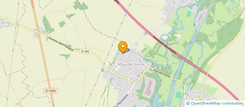 localisation de l'entreprise MONSIEUR JEAN PIERRE DURAND à MOY DE L'AISNE