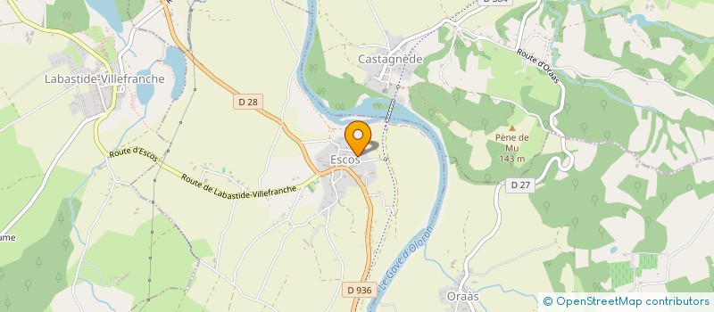 localisation de l'entreprise MONSIEUR JEAN-PIERRE DURAND  SAUVETERRE-DE-BEARN