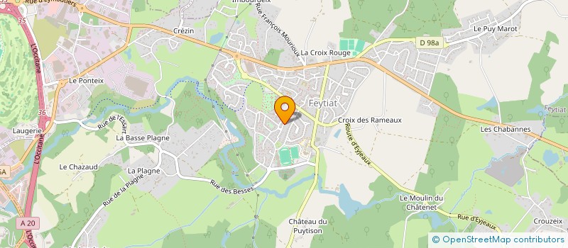 localisation de l'entreprise MONSIEUR JEAN-PIERRE DUREGNE à FEYTIAT