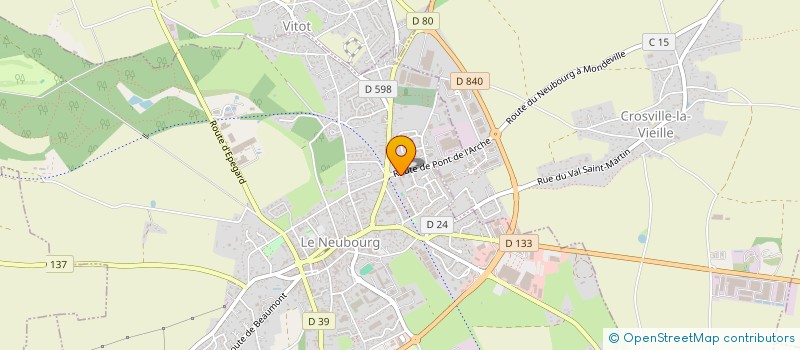 localisation de l'entreprise MONSIEUR JEAN-PIERRE DUSSAULT  LE NEUBOURG