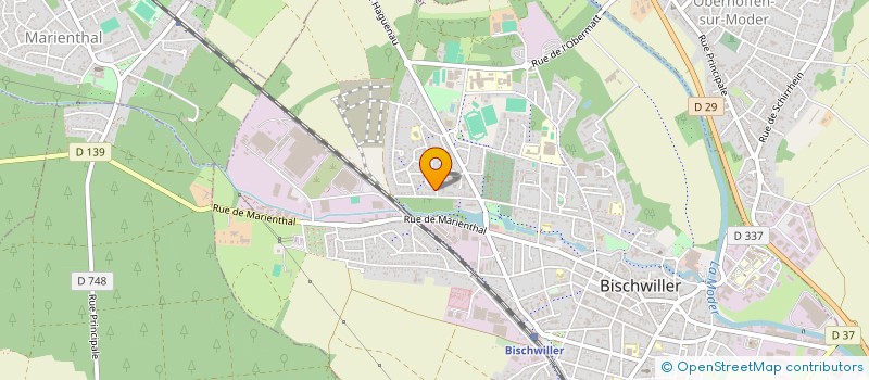 localisation de l'entreprise MONSIEUR JEAN-PIERRE ECKLY  BISCHWILLER