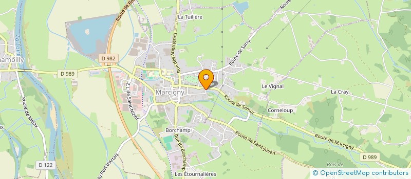 localisation de l'entreprise MONSIEUR JEAN PIERRE EMILE RICOL  MARCIGNY