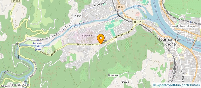 localisation de l'entreprise MONSIEUR JEAN-PIERRE ESCOFFIER à TOURNON-SUR-RHONE