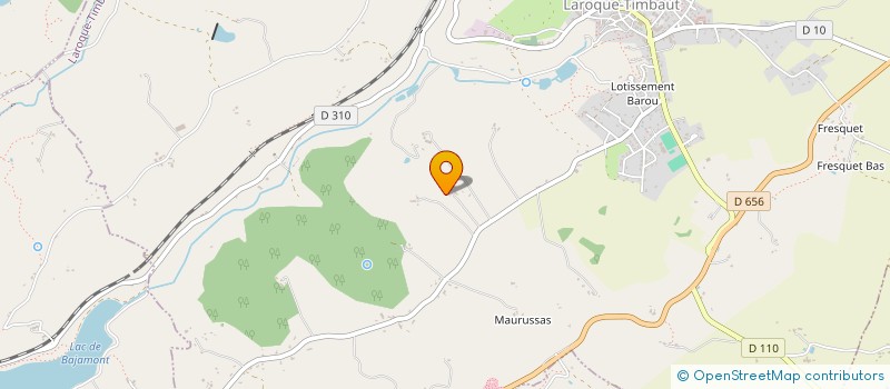 localisation de l'entreprise MONSIEUR JEAN-PIERRE ESCOTS  LAROQUE-TIMBAUT