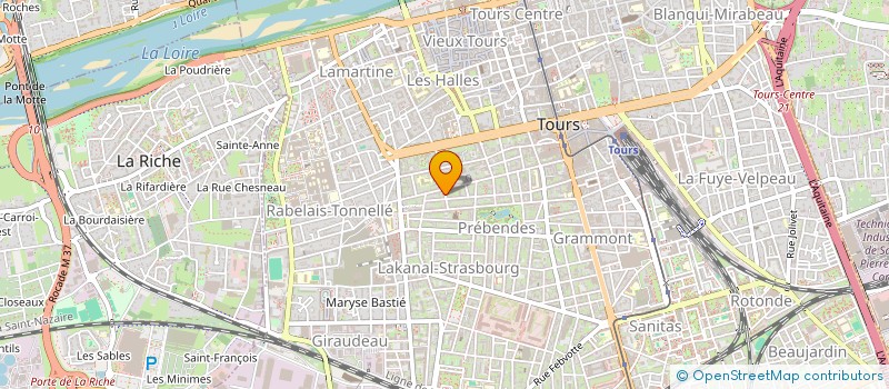 localisation de l'entreprise MONSIEUR JEAN-PIERRE ESNAULT  TOURS