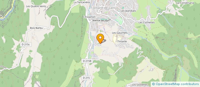 localisation de l'entreprise MONSIEUR JEAN-PIERRE ESPIC  VILLARD-DE-LANS