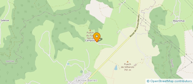 localisation de l'entreprise MONSIEUR JEAN-PIERRE ESTAMPE  LACROIX-BARREZ