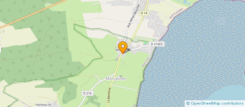 localisation de l'entreprise MONSIEUR JEAN-PIERRE EUDES  QUETTEHOU