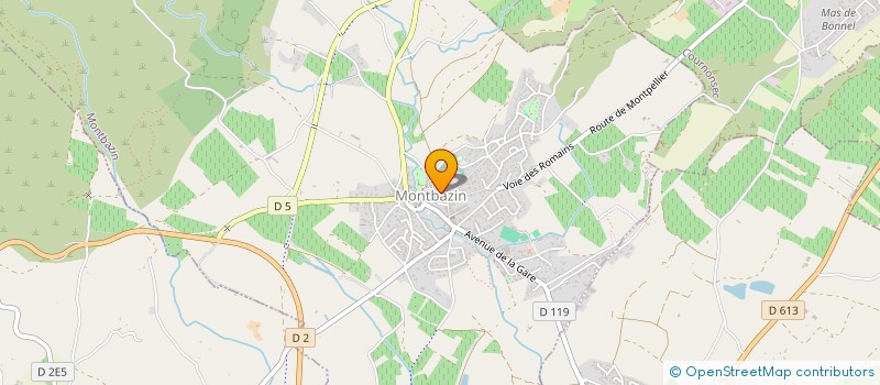 localisation de l'entreprise MONSIEUR JEAN-PIERRE FABRE à MONTBAZIN