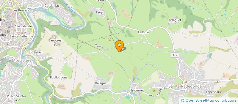 localisation de l'entreprise MONSIEUR JEAN-PIERRE FABRE  SAINTE-RADEGONDE