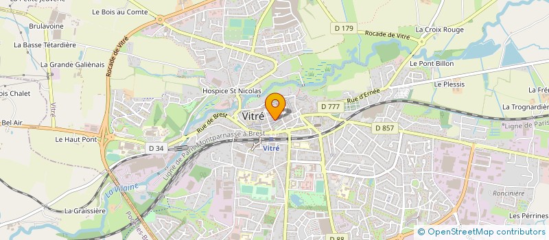 localisation de l'entreprise MONSIEUR JEAN-PIERRE FACCHETTI  VITRE