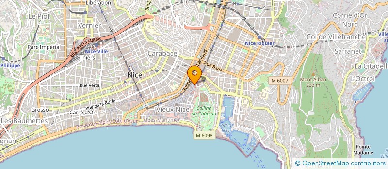 localisation de l'entreprise MONSIEUR JEAN-PIERRE FARAUT à NICE