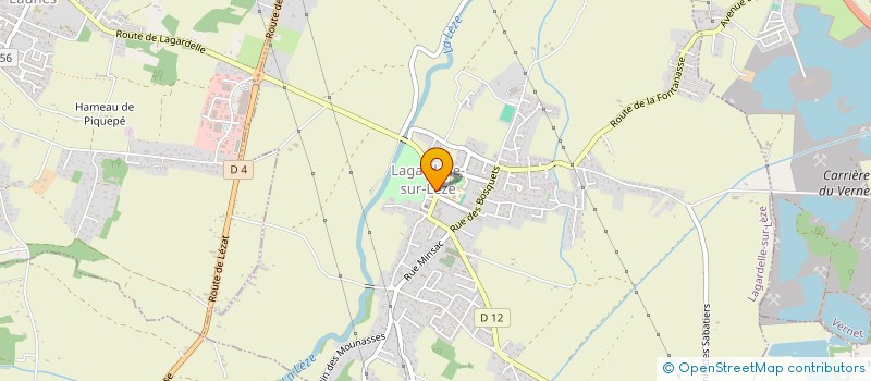 localisation de l'entreprise MONSIEUR JEAN-PIERRE FAUGEROUX  LAGARDELLE-SUR-LEZE